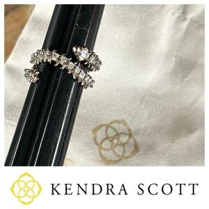 Kendra Scott Wrap Around Snake Silver Spiral Ring
